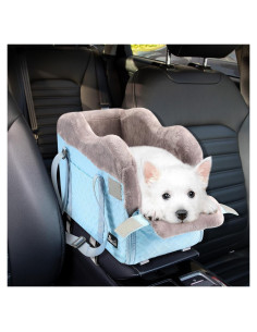 Asiento de Coche para Perros SlowTon Azul - Hasta 4 kg