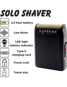 Afeitadora de Foil Individual Supreme Trimmer STF101 USB-C 2