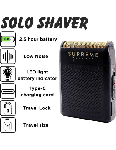 Afeitadora de Foil Individual Supreme Trimmer STF101 USB-C