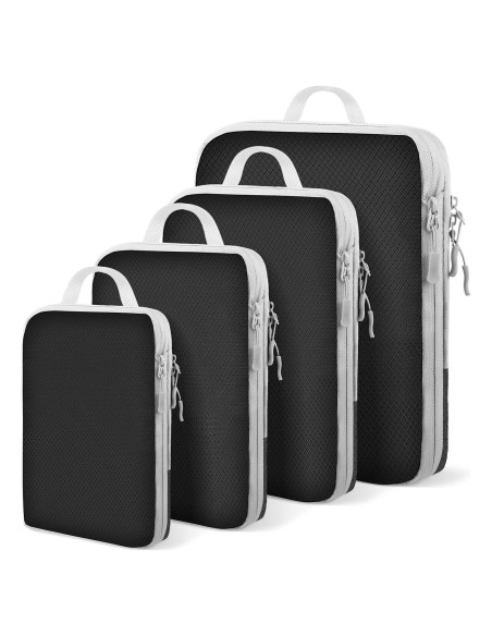 Set de 4 Cubos de Compresión YEEYAA para Empacar Viajes
