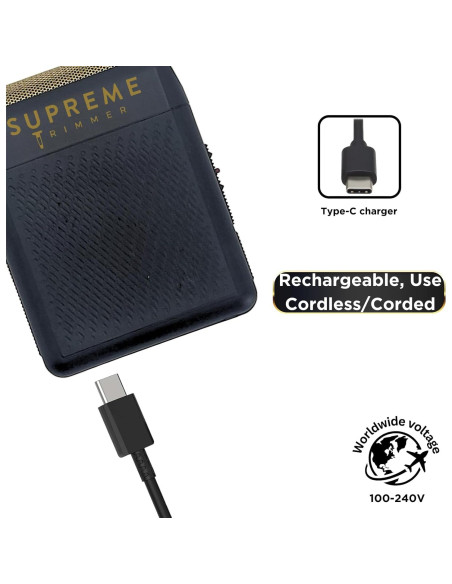 Afeitadora de Foil Individual Supreme Trimmer STF101 USB-C
