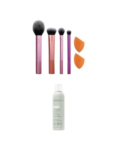Conjunto Esenciales Diarios Real Techniques 6PC + Champú EcoTools