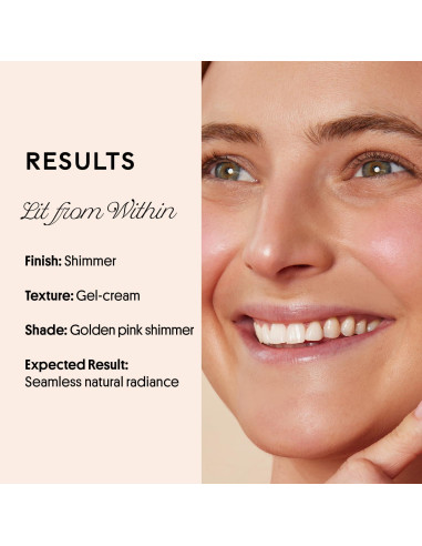 Iluminador Líquido Winky Lux Cheeky Rose - Rosa Dorado 49.6g