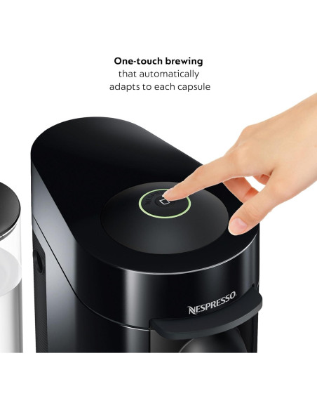 Cafetera De'Longhi Nespresso Vertuo Plus con Espumador y 40 Cápsulas