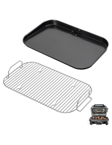 Placa de Plancha y Estante para Humo SafBbcue Ninja Woodfire XL