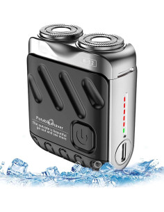 Mini Afeitadora Eléctrica para Barba 2024 - Portátil Negro 2