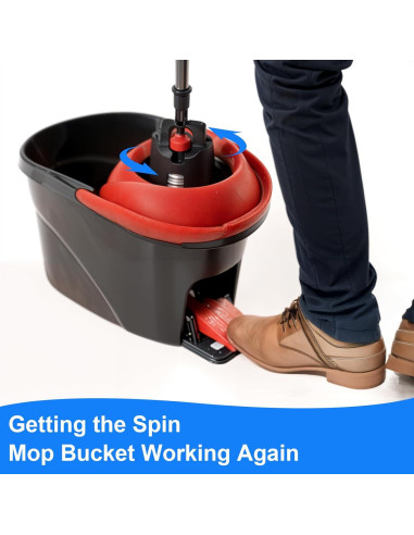 6 Piezas Repuesto Mopa Giratoria LLOUSSAK Compatible O-Cedar