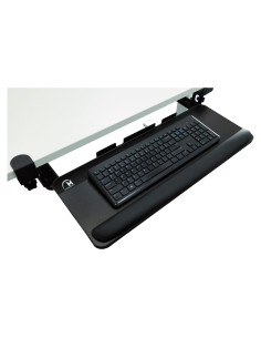 Bandeja de teclado deslizante MYONEDEAL 65x25cm con reposamuñecas
