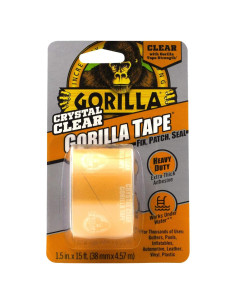 Cinta de Ducto Transparente Gorilla Crystal Clear 4.8 cm x 4.57 m