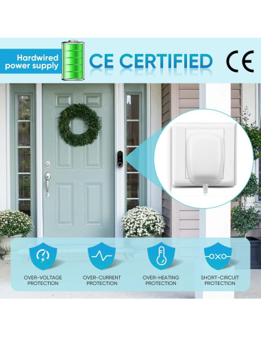 Transformador 24V WUYELIN para Timbres y Termostatos Inteligentes