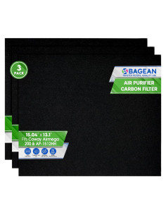 Filtro de Carbono Bagean para Purificador Coway AP-1512HH y 200M - Paquete de 3
