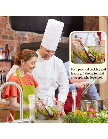 Espátula Ranurada Flexible Boao de Acero Inoxidable 30 cm