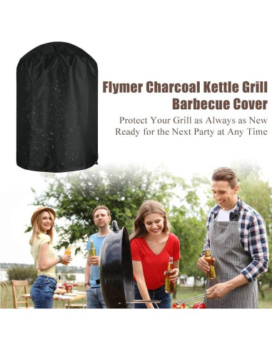 Funda de Parrilla Redonda Flymer 30" D Impermeable