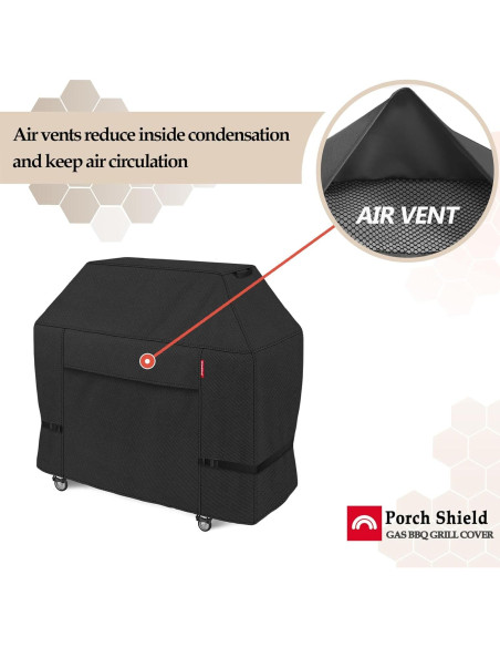Cubierta para Parrilla a Gas Porch Shield 62x24x48cm Impermeable