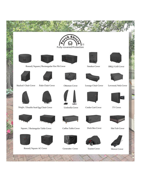 Cubierta para Parrilla a Gas Porch Shield 62x24x48cm Impermeable