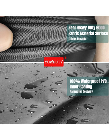 Cubierta Redonda Impermeable YOWDUTY para Fogón Yukon 71 cm