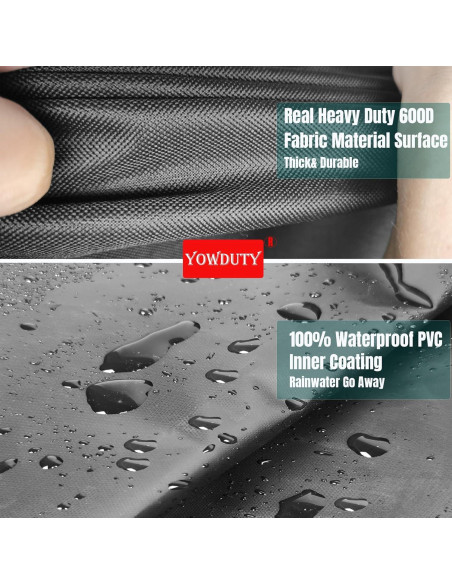 Cubierta Redonda Impermeable YOWDUTY para Fogón Yukon 71 cm