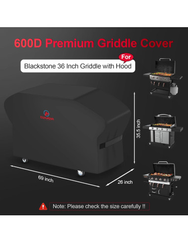 Cubierta para Plancha Blackstone 36" Comnova Impermeable