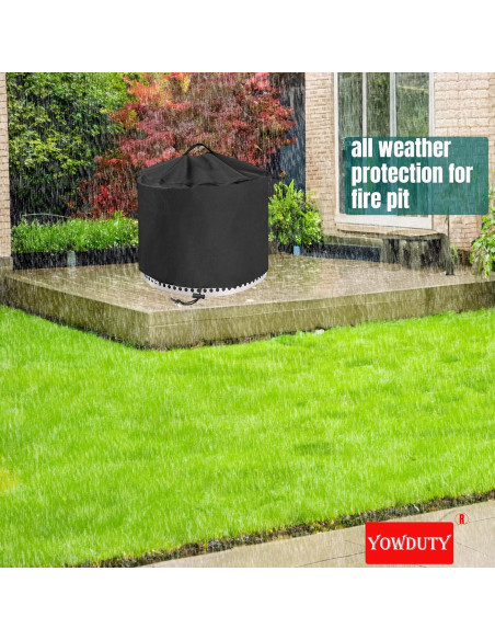 Cubierta Redonda Impermeable YOWDUTY para Fogón Yukon 71 cm