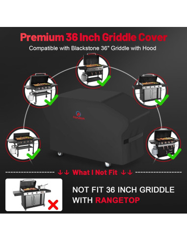 Cubierta para Plancha Blackstone 36" Comnova Impermeable