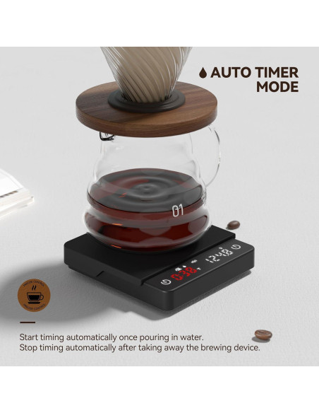 Báscula de café Bucanim Mini3 0.1g alta precisión 2kg