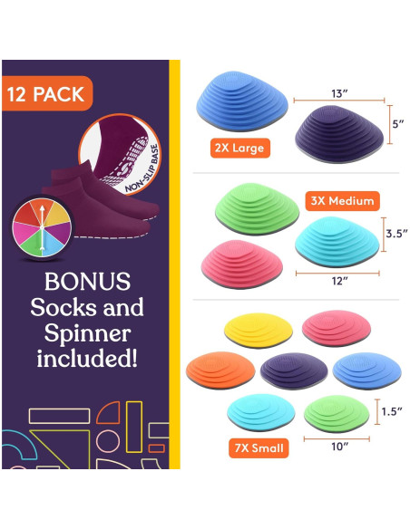 Piedras de Equilibrio Especiales para Niños - 12 Piezas Multicolor Piedras de Equilibrio Especiales para Niños - 12 Piezas Multicolor