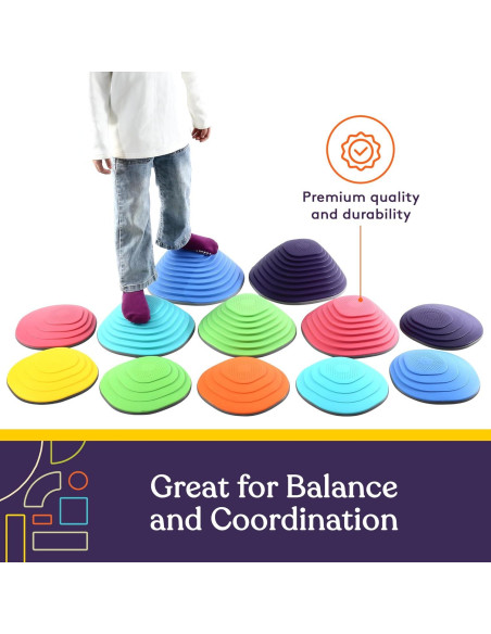 Piedras de Equilibrio Especiales para Niños - 12 Piezas Multicolor Piedras de Equilibrio Especiales para Niños - 12 Piezas Multicolor