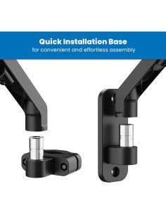 Soporte para Teclado Mount-It! MI-1765KB Pared/Poste Negro 2