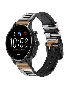 Correa de Reloj Inteligente de Cuero 24mm Fossil