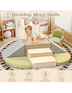 Juguetes de Escalada Erament 6 Piezas para Niños 1-3 Años 2