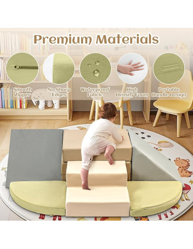 Juguetes de Escalada Erament 6 Piezas para Niños 1-3 Años