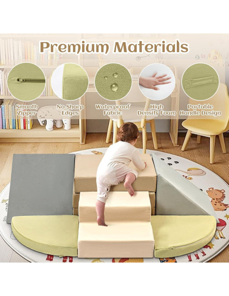 Juguetes de Escalada Erament 6 Piezas para Niños 1-3 Años