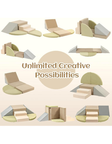 Juguetes de Escalada Erament 6 Piezas para Niños 1-3 Años