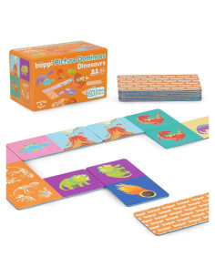 Juego de dominó temático Dinosaurios Boppi para niños 3+