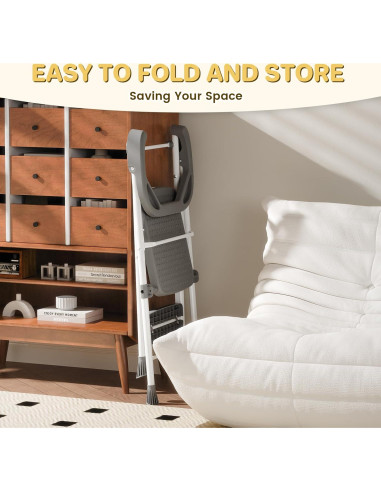 Escalera Plegable HBTower para Niños 2 Pasos Antideslizante