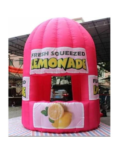 Stand Inflable de Bebidas Amarillo Genérico 3.66m Iluminado