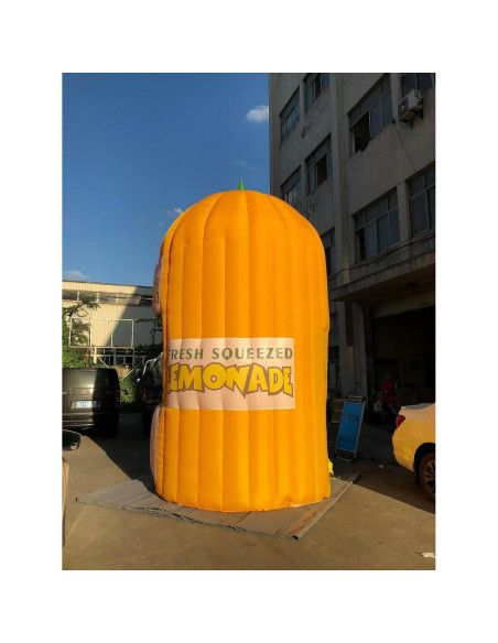 Stand Inflable de Bebidas Amarillo Genérico 3.66m Iluminado Stand Inflable de Bebidas Amarillo Genérico 3.66m Iluminado