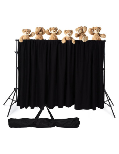 Escenario de Títeres Niyanghome Ajustable 2.5 kg con Cortina