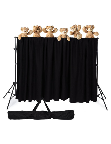 Escenario de Títeres Niyanghome Ajustable 2.5 kg con Cortina