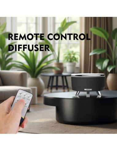 Difusor de Aceite Esencial YOUENKITY 500ml Ultrasónico Negro