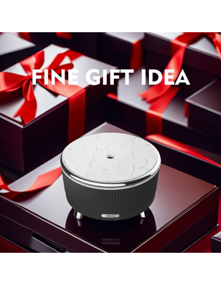 Difusor de Aceite Esencial YOUENKITY 500ml Ultrasónico Negro Difusor de Aceite Esencial YOUENKITY 500ml Ultrasónico Negro