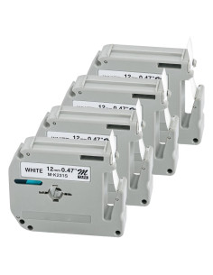 Cinta de Etiqueta MK-231 12mm Blanca BORN4SHIP - 4 Paquetes