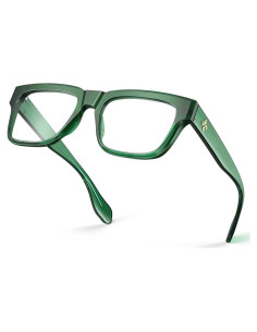 Gafas de Bloqueo de Luz Azul VISOONE TR90 Verde Albahaca