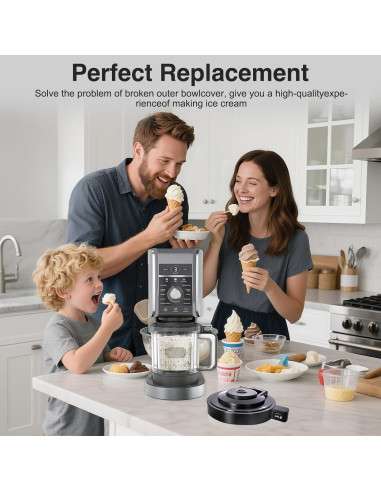 Tapa de Tazón Exterior ChamThingzeal NC501 para Helado