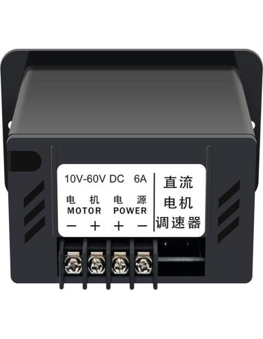 Controlador de Velocidad de Motor DC PWM Acxico 6A 12V-48V