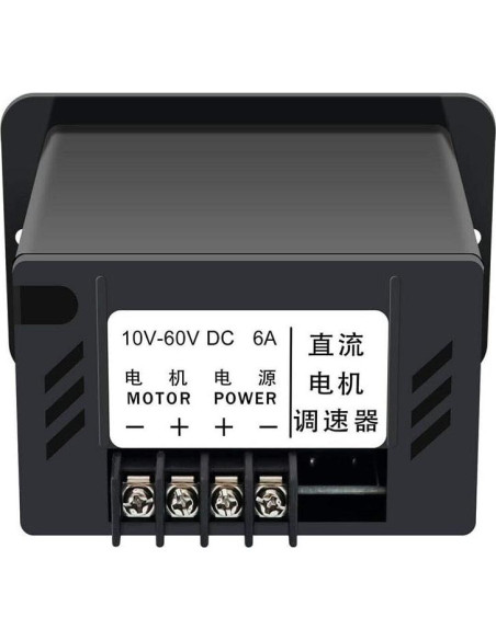 Controlador de Velocidad de Motor DC PWM Acxico 6A 12V-48V