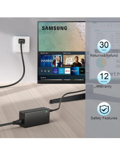 SoulBay Adaptador de Alimentación 19V 4A para Monitores Samsung 2