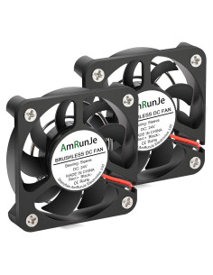 Ventilador 5010 24V AmRunJe 50x10mm 6000RPM 2 Pcs