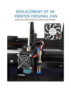 Ventilador 5010 24V AmRunJe 50x10mm 6000RPM 2 Pcs 2