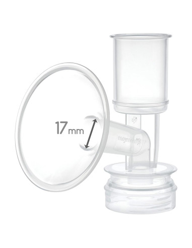 Flange de escudo de pecho Maymom 17 mm para extractores Ameda